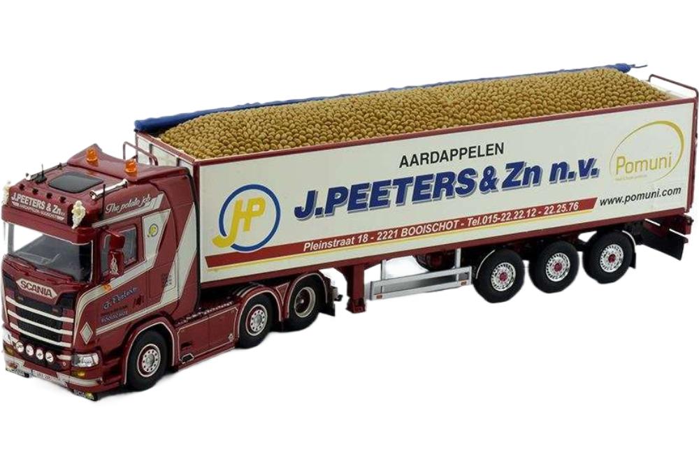 Peeters Scania Next Gen S580Van the Peet トラクタ / Tekno 1/50 建設機械模型 工事車両