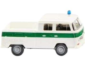 ポリツァイ Volkswagen T2 ダブルキャビン トラック / Wiking 1/87 建設機械模型 工事車両