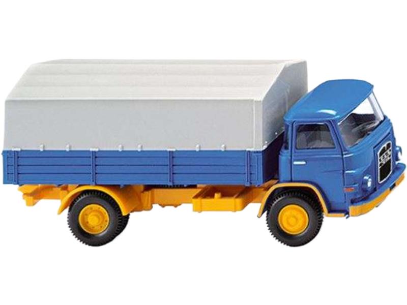 MAN 145 フラットベッドトレーラー トレーラー / Wiking 1/87 建設機械模型 工事車両