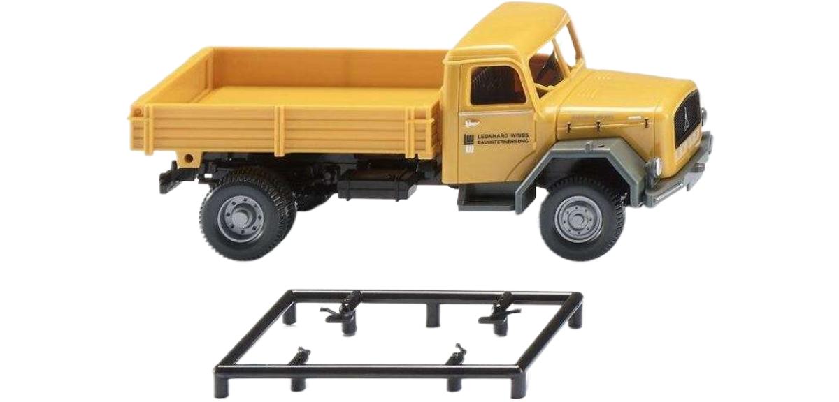 Leonhard Weiss Magirus プラットフォームダンプ ダンプ / Wiking 1/87 建設機械模型 工事車両