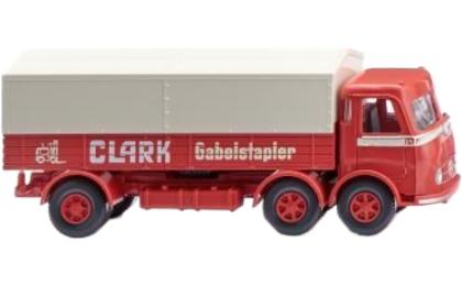 Clark Mercedes Benz LP 333 フラットベッド トラック / Wiking 1/87 建設機械模型 工事車両