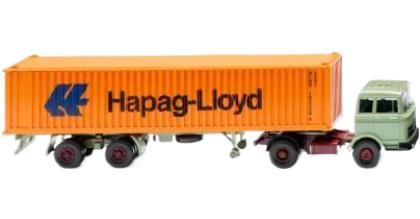 Hapag Lloyd Mercedes Benz コンテナトラック / Wiking 1/87 建設機械模型 工事車両