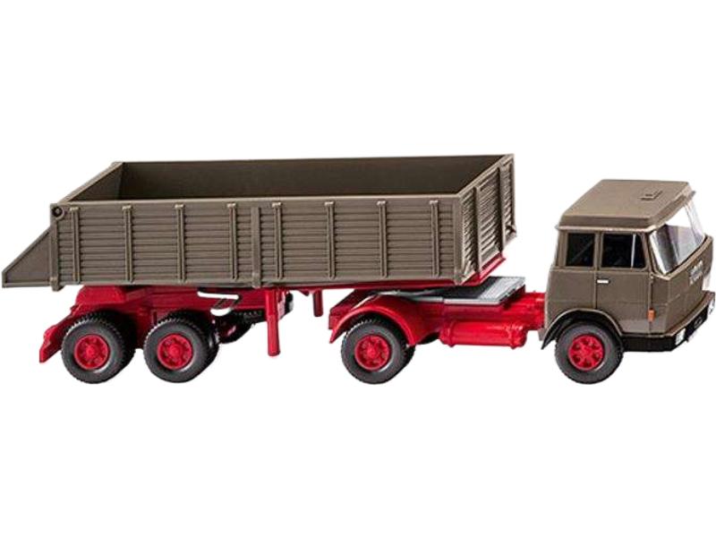 Hanamog Henschel リアダンプ ダンプ / Wiking 1/87 建設機械模型 工事車両