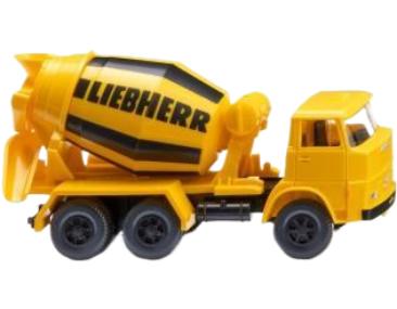 Henschel HS 14/16 Liebherr コンクリートミキサー / Wiking 1/87 建設機械模型 工事車両
