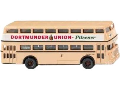 Dortmunder Union Bussing ダブルデッカー / Wiking 1/87 建設機械模型 工事車両