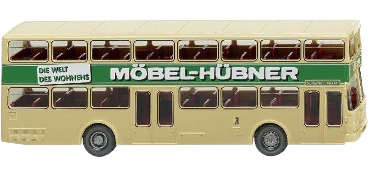 Mobel Hubner MAN SD 200 ダブルデッカーバス / Wiking 1/87 建設機械模型 工事車両