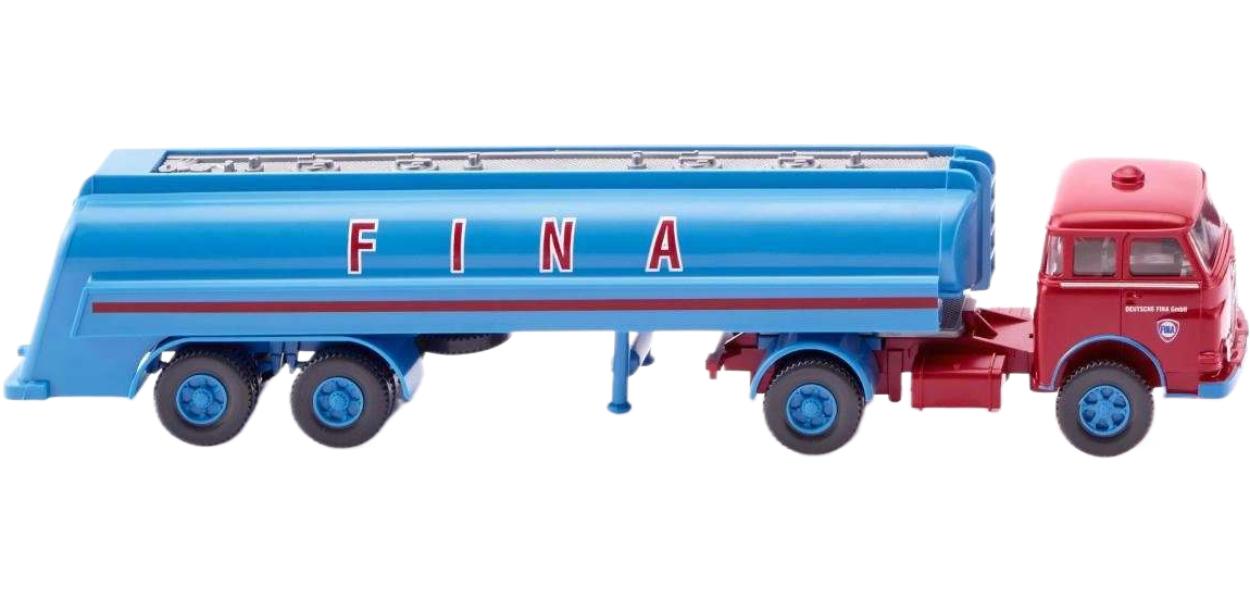 Fina MAN Pausbacke タンカートラック トラック / Wiking 1/87 建設機械模型 工事車両
