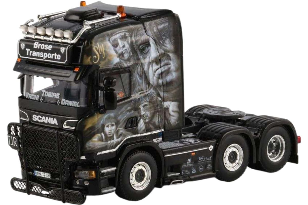 Hot Wheels - TRHS Scania Streamline Topline 01 2571 トラクタ / WSI 1/50 建設機械模型 工事車両
