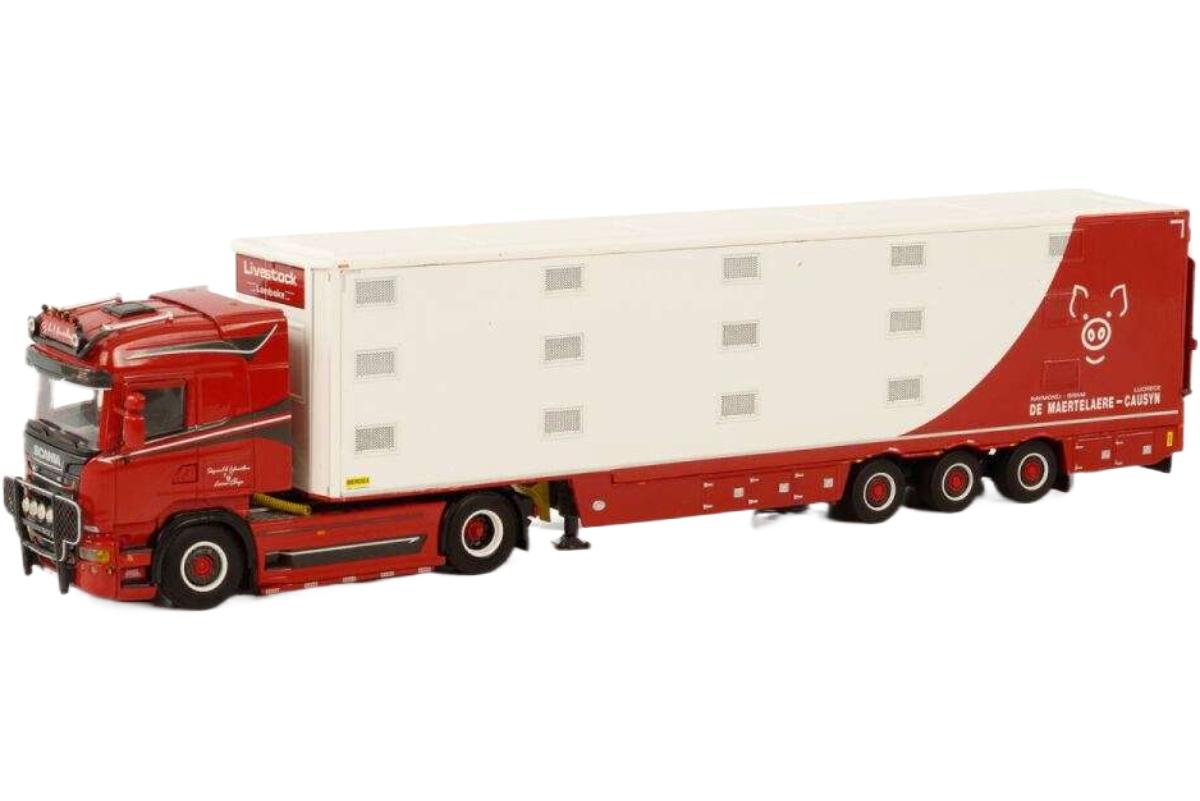 樂天商城 - De Maertelaere Scania Streamline Highline トラクタ / WSI 1/50 建設機械模型 工事車両