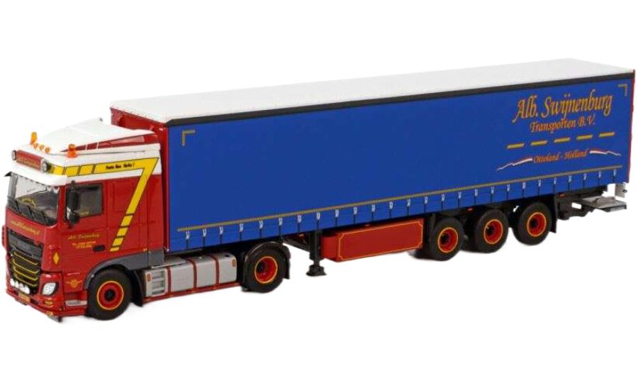 樂天商城 - Alb Swijnenburg DAF XF Space Cab 4x2 トラクタ / WSI 1/50 建設機械模型 工事車両