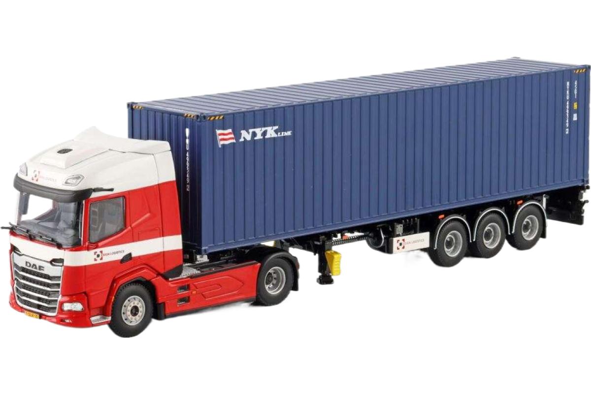 Design Logistics DAF XF SH MY25 40ft トラック / WSI 1/50 建設機械模型 工事車両