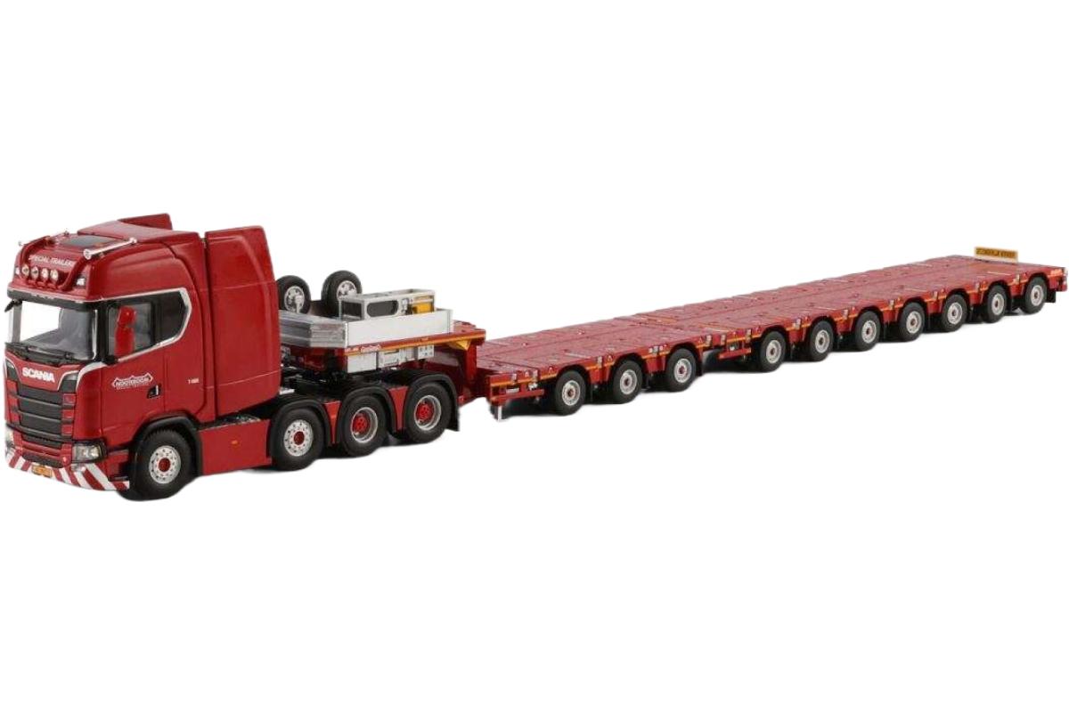 Nooteboom Red Line Scania S Highline CS20H トラクタ / WSI 1/50 建設機械模型 工事車両