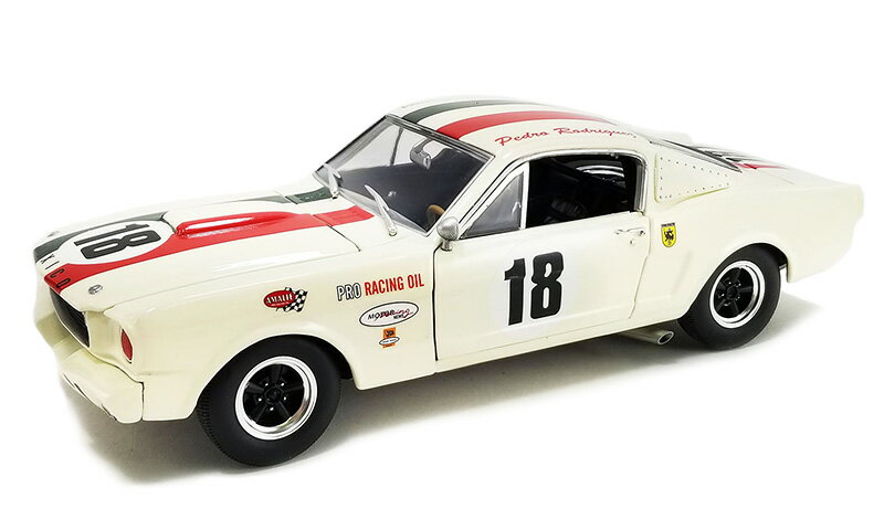 #18 Pedro Rodriguez 1965 Shelby GT350R ミニカー / ACME 1/18