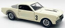 1965 Shelby GT350R プロトタイプ ホワイト ミニカー / ACME 1/18