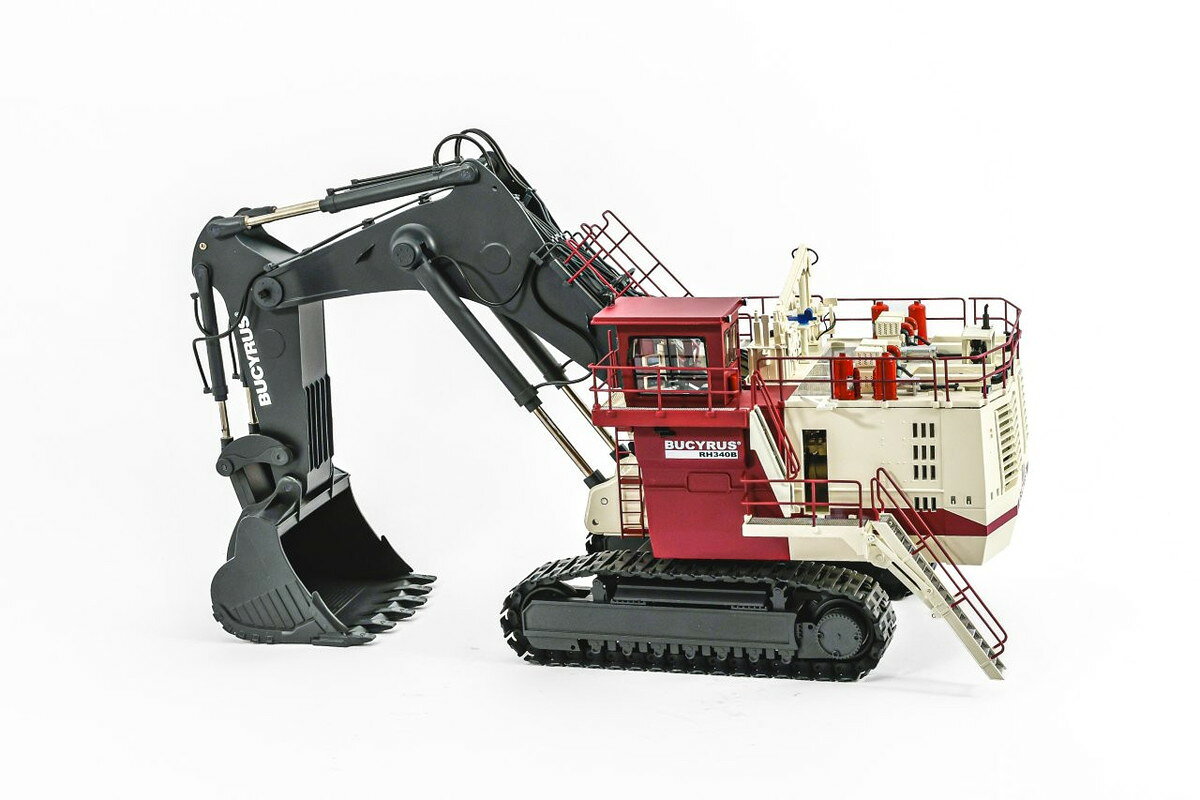 2026年発売予定 BUCYRUS Excavator油圧ショベル RH340B Backhoeバックホー / BYMO 1/50 建設機械 模型