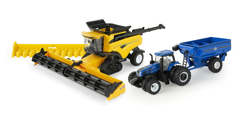 Car Toys, Train Toys - New Holland CR8.90 SmartTrax コンバイン プレイセット 農業機械 / ERTL 1/64 模型