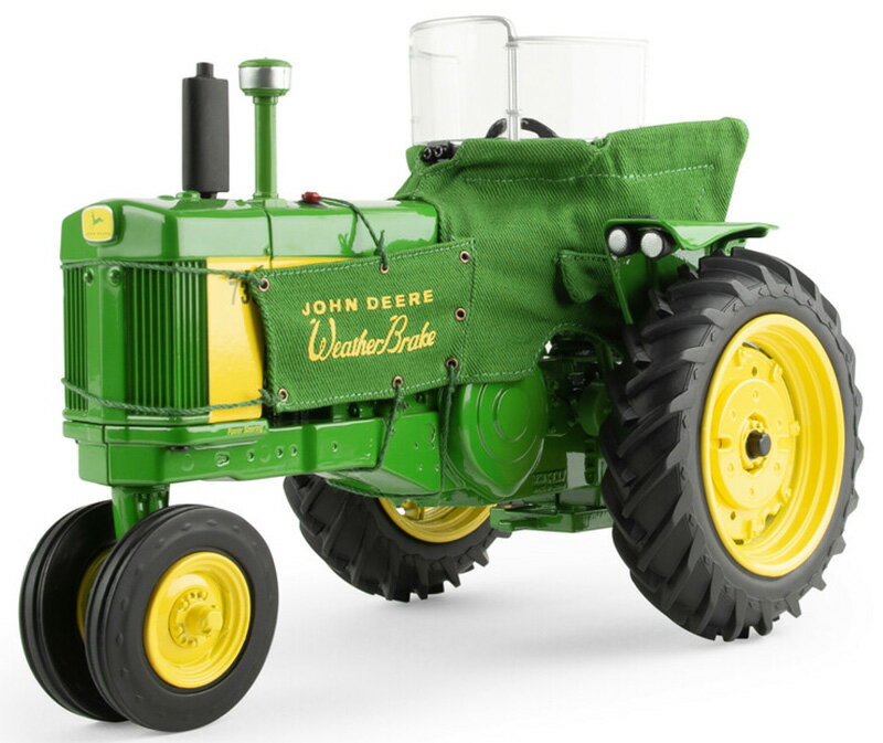 Hot Wheels - John Deere 730 トラクター ヒートハウザー付き プレステージコレクション LP86720 農機 模型 / ERTL 1/16
