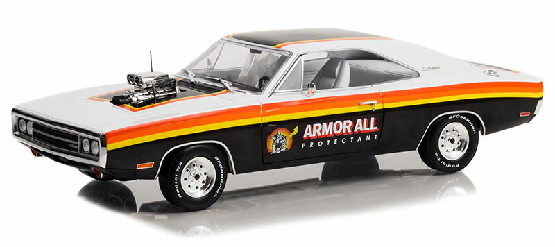 Hot Wheels - Armor All 1970 Dodge Charger ブロウンエンジン ミニカー / GREENLIGHT 1/18