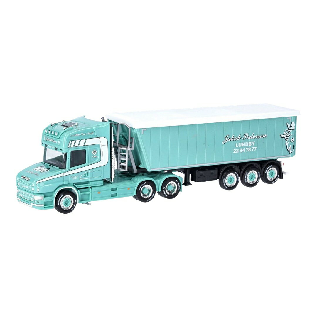 Rakuten - Jakob Pedersen スカニア ボリュームダンプトレーラー / Herpa 1/87 ミニカー トラック模型