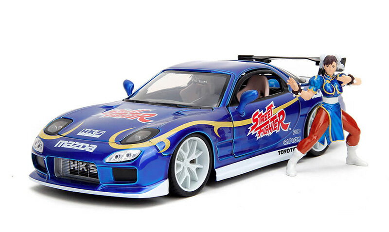 Rakuten - 1993 Mazda RX-7 春麗 フィギュア付き ミニカー / JADA 1/24