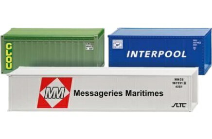 コンテナ II / Wiking 1/87 ミニカー 模型