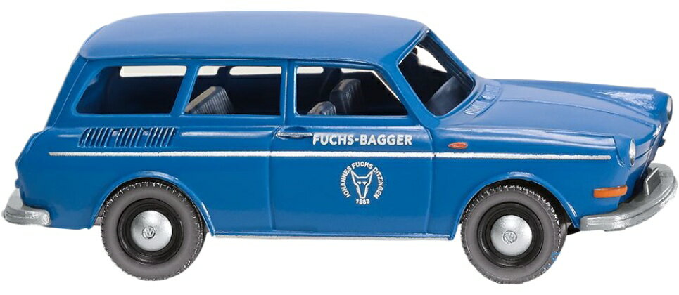 Fuchs Bagger VW 1600 Variant / Wiking 1/87 ミニカー 模型