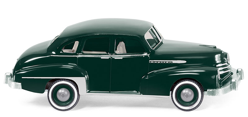 1951 Opel Kapitan ダークグリーン ミニカー / WIKING 1/87