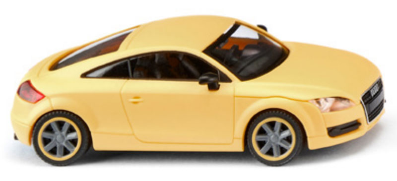 Audi TT クーペ サンフラワーイエロー ミニカー / WIKING 1/87