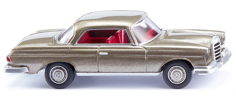 1965-67 Mercedes-Benz 250 SE クーペ メタリックミンクグレー ミニカー / WIKING 1/87
