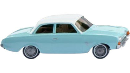 Ford 17M light green white roof / Wiking 1/87 建設機械模型 工事車両