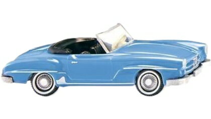 Mercedes Benz 190SL Cabrio ライトブルー / Wiking 1/87 ミニカー 模型