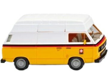 PTT Volkswagen T3 パネルバン ハイルーフ / Wiking 1/87 ミニカー 模型