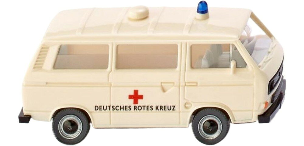 DRK Volkswagen T3 Bus / Wiking 1/87 ミニカー 模型