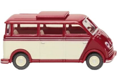 DKW Schnelllaster ルビーレッド アイボリー / Wiking 1/87 ミニカー 模型