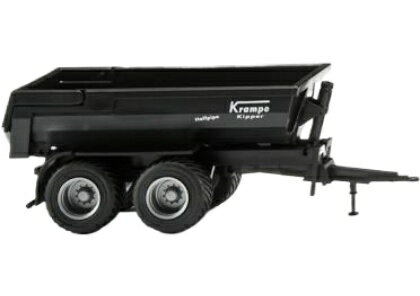 Krone Halfpipe Dump Trailer ブラック / Wiking 1/87 ミニカー 模型