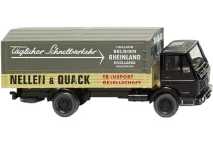 Nellen Quack England specialist from Niederrhein Mercedes Benz NG フラットベッド トラック / Wiking 1/87 ミニカー 模型
