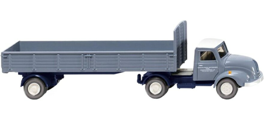 Porsche Magirus S 3500 Pritschensattelzug / Wiking 1/87 ミニカー 模型