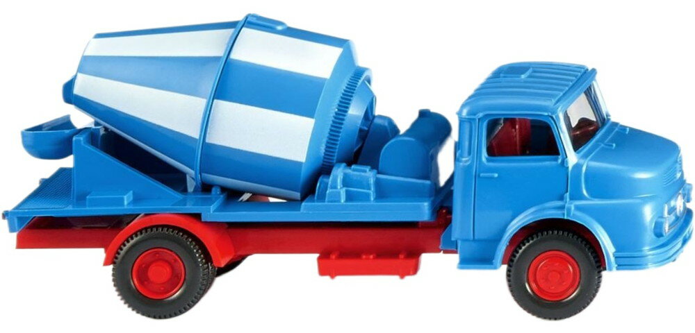 Mercedes Benz Kurzhauber コンクリートミキサー / Wiking 1/87 ミニカー 模型