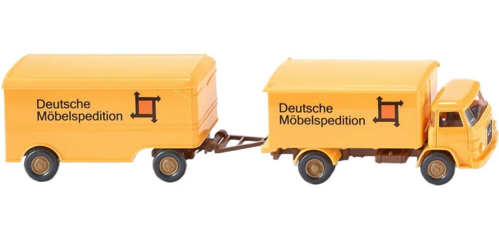 DMS MAN Furniture box truck / Wiking 1/87 ミニカー 模型