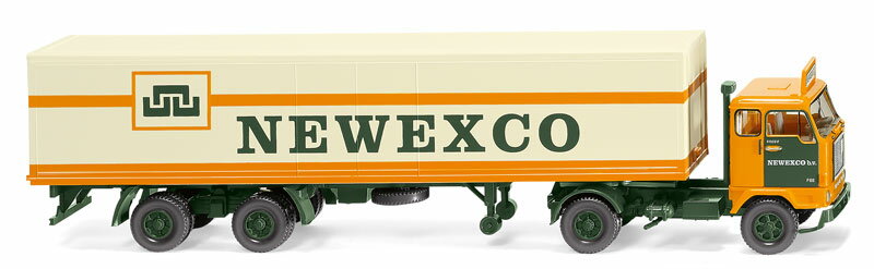 Newexco Volvo F88 ボックストレーラー付き / WIKING 1/87