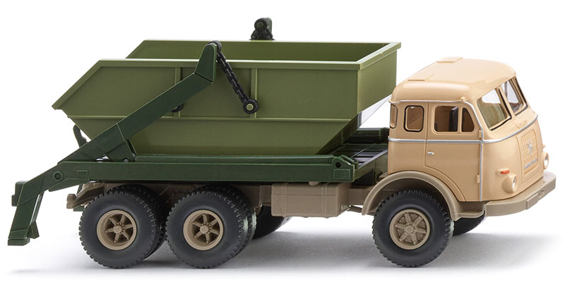1955-61 Henschel ダンプトラック ベージュ & オリーブグリーン / WIKING 1/87