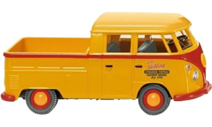 Boelling Volkswagen T1 Doppelkabine / Wiking 1/87 ミニカー 模型