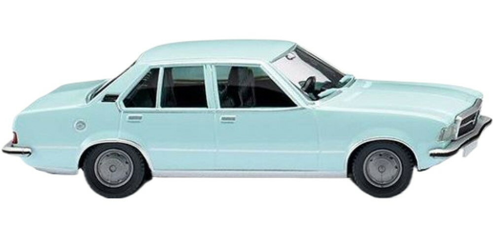 Opel Rekord D ライトブルー / Wiking 1/87 ミニカー 模型