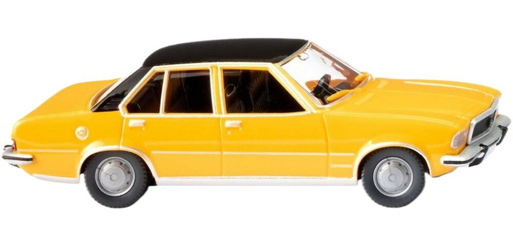 Opel Commodore B トラフィックイエロー / Wiking 1/87 ミニカー 模型