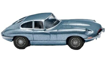 Jaguar E Type Coup? opalescent blue metallic / Wiking 1/87 ミニカー 模型