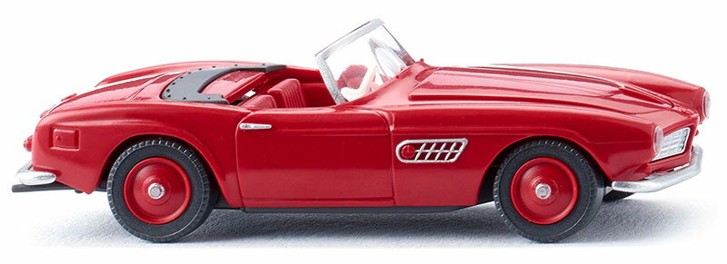 1956-59 BMW 507 コンバーチブル レッド ミニカー / WIKING 1/87