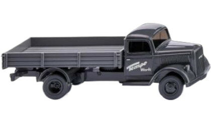 Tempo Werk Opel Blitz フラットベッドローリー トラック / Wiking 1/87 建設機械模型 工事車両