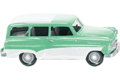 Opel Caravan 1956 グリーン ホワイト / Wiking 1/87 ミニカー 模型
