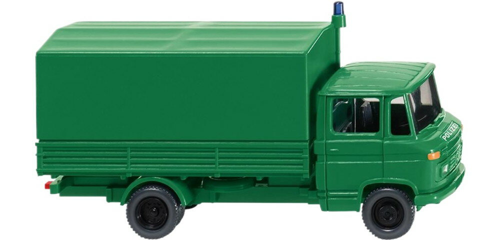 ポリスカー Mercedes Benz L 408 フラットベッド トラック / Wiking 1/87 ミニカー 模型