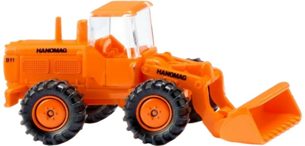 Hanomag B11 オレンジ ホイールローダー / Wiking 1/160 ミニカー 模型